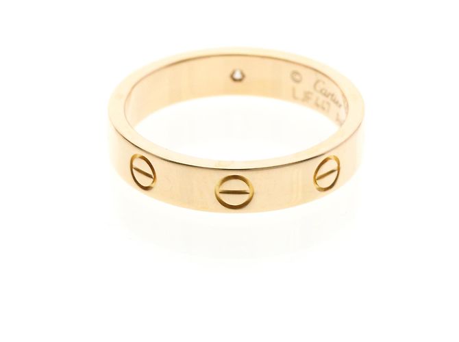 Cartier Mini Love Ring mit Diamant Golden - Ansicht 3
