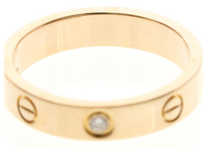 Cartier Mini Love Ring mit Diamant Golden - Ansicht 5