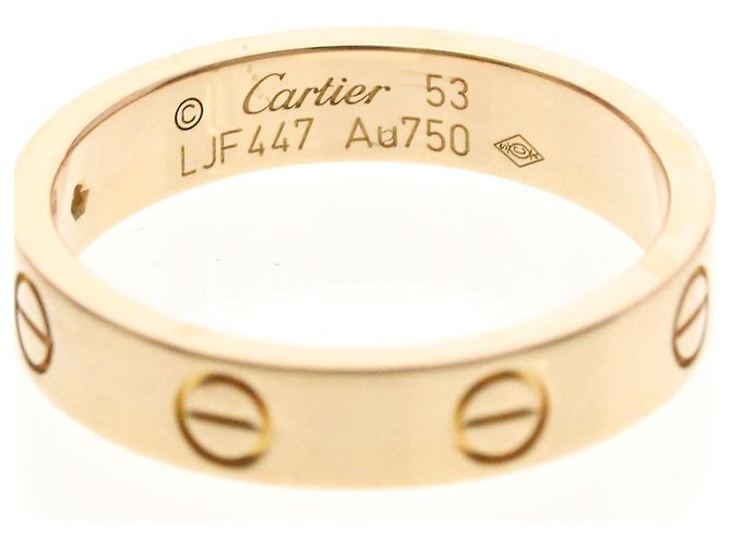 Cartier Mini Love Ring mit Diamant Golden - Ansicht 6