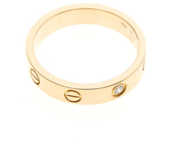 Cartier Mini Love Ring mit Diamant Golden - Ansicht 9