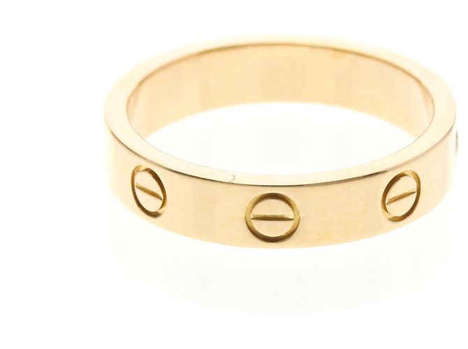 Anello Mini Love di Cartier in oro rosa D'oro - vista 4