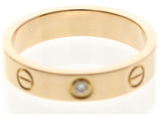 Anello Mini Love di Cartier in oro rosa D'oro - vista 5