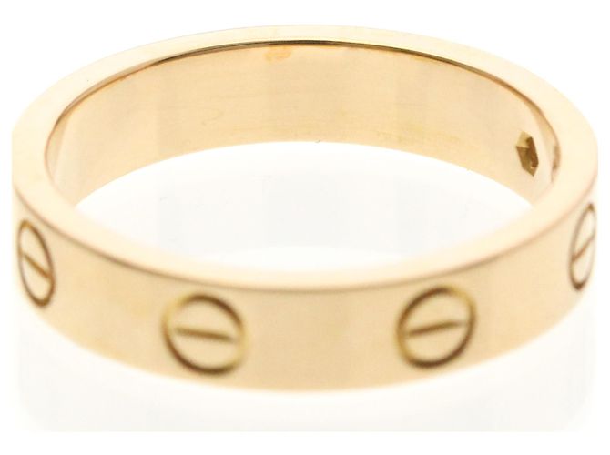 Anello Mini Love di Cartier in oro rosa D'oro - vista 7