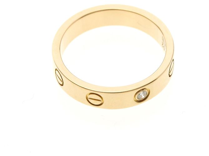 Anello Mini Love di Cartier in oro rosa D'oro - vista 9