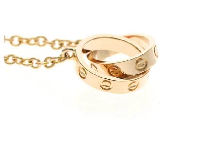 Collana con pendente Cartier Baby Love D'oro - vista 4