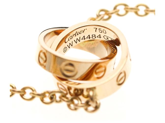 Collana con pendente Cartier Baby Love D'oro - vista 8