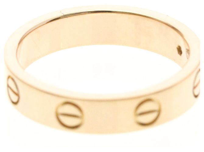 Anello Mini Love di Cartier in oro rosa D'oro - vista 7