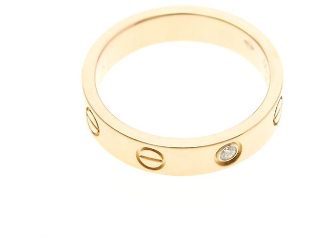 Anello Mini Love di Cartier in oro rosa D'oro - vista 9