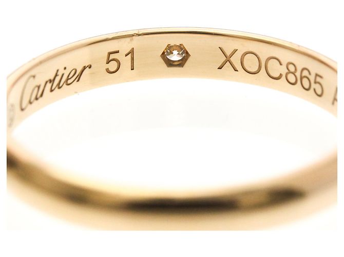 Cartier 1895 Diamantring aus Roségold Golden - Ansicht 8