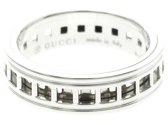 Gucci Scroll Ring aus 18K Weißgold Silber - Ansicht 3