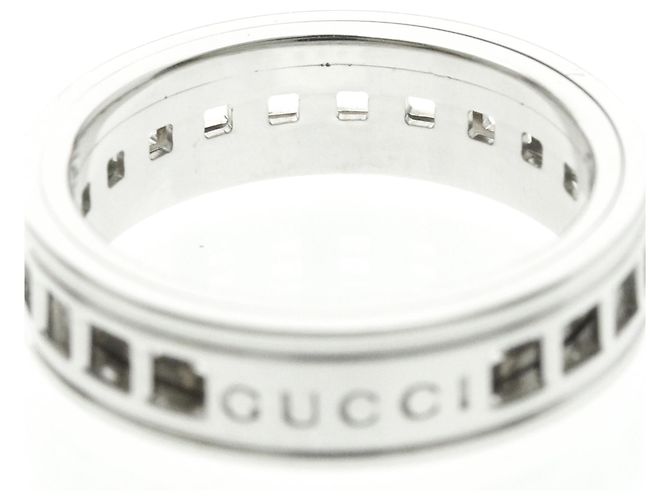 Gucci Scroll Ring aus 18K Weißgold Silber - Ansicht 5