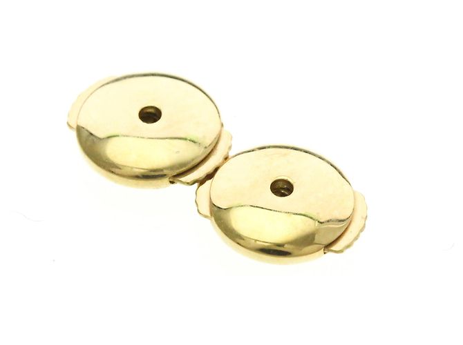 Trinity de Cartier Halbkreis-Ohrringe Golden - Ansicht 14