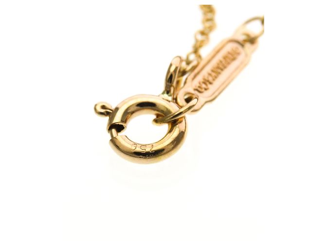 Tiffany & Co Collana Tiffany Mini Lock Heart in oro rosa D'oro - vista 9