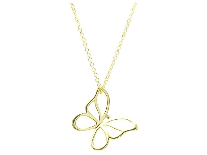 Tiffany & Co Collana Tiffany Butterfly in oro giallo 18K D'oro - vista 2