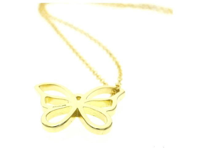 Tiffany & Co Collana Tiffany Butterfly in oro giallo 18K D'oro - vista 4