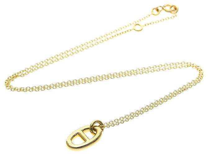 Hermès Collana con pendente Chaine d'Ancre in oro rosa Hermes D'oro - vista 10