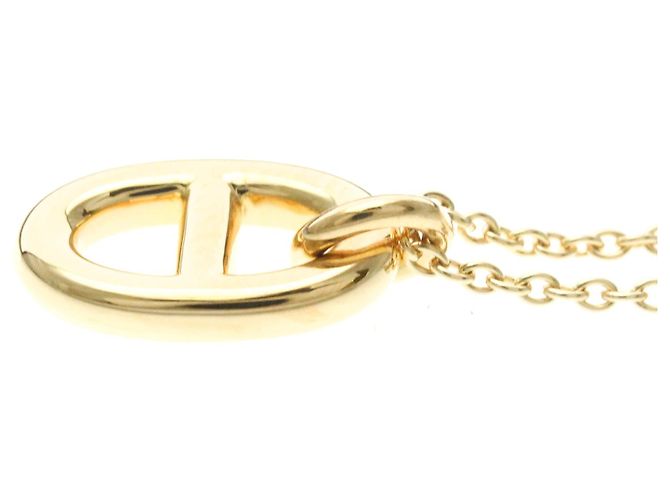 Hermès Collana con pendente Chaine d'Ancre in oro rosa Hermes D'oro - vista 3