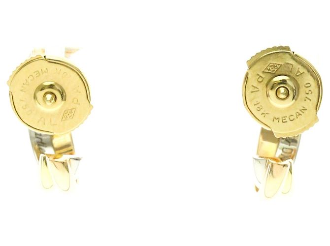 Trinity De Cartier Halbkreis-Ohrringe Golden - Ansicht 2