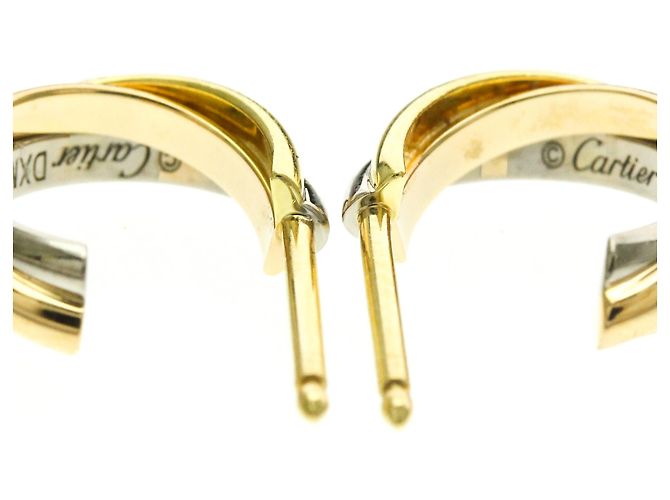 Trinity De Cartier Halbkreis-Ohrringe Golden - Ansicht 8