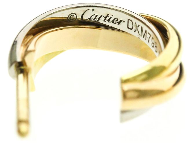 Trinity De Cartier Halbkreis-Ohrringe Golden - Ansicht 9