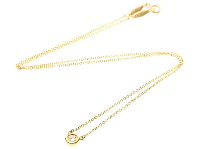 Tiffany & Co Collana con pendente Tiffany in oro rosa 18K e diamanti D'oro - vista 16