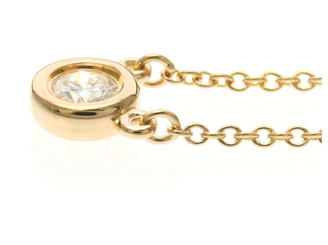 Tiffany & Co Collana con pendente Tiffany in oro rosa 18K e diamanti D'oro - vista 3