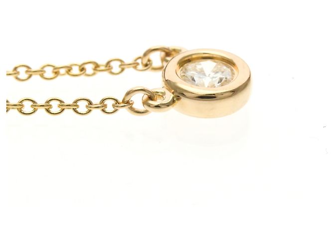 Tiffany & Co Collana con pendente Tiffany in oro rosa 18K e diamanti D'oro - vista 5