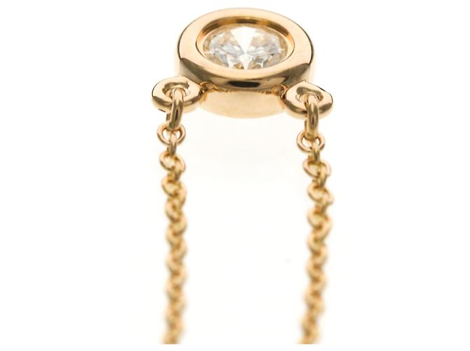 Tiffany & Co Collana con pendente Tiffany in oro rosa 18K e diamanti D'oro - vista 6