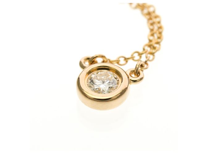 Tiffany & Co Collana con pendente Tiffany in oro rosa 18K e diamanti D'oro - vista 7