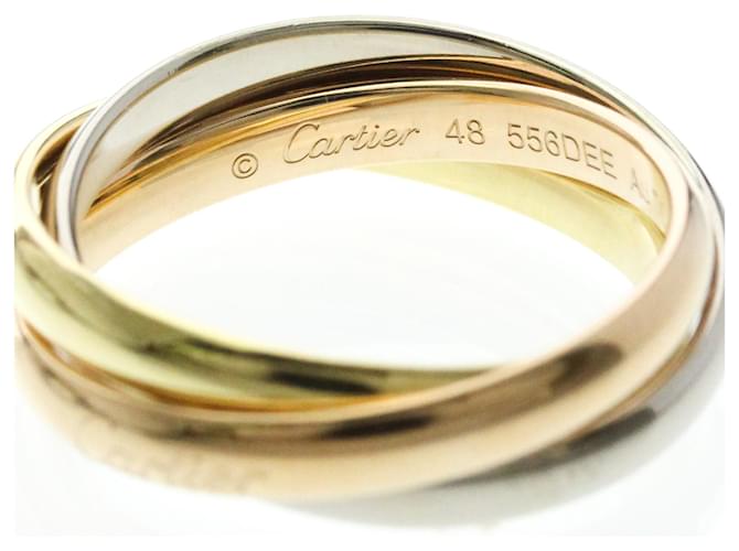 Anello Trinity Cartier D'oro - vista 7