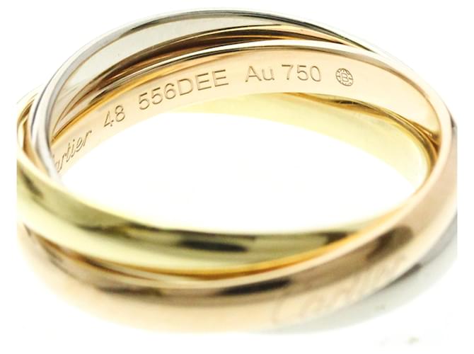 Anello Trinity Cartier D'oro - vista 8