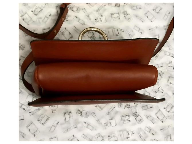 Chloé Faye Borsa a Spalla in Pelle e Scamosciato Marrone - vista 12