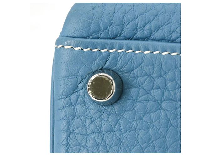 Hermès Borsa HERMES Kelly 28 Borsa Tote Blu - vista 10