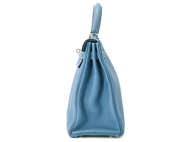 Hermès Borsa HERMES Kelly 28 Borsa Tote Blu - vista 4
