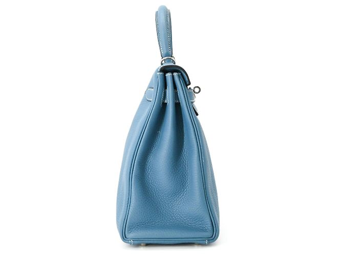 Hermès Borsa HERMES Kelly 28 Borsa Tote Blu - vista 5