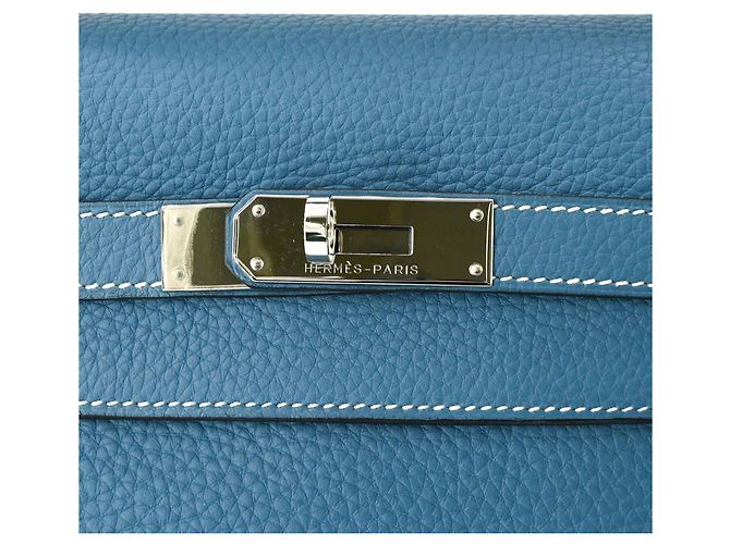 Hermès Borsa HERMES Kelly 28 Borsa Tote Blu - vista 7