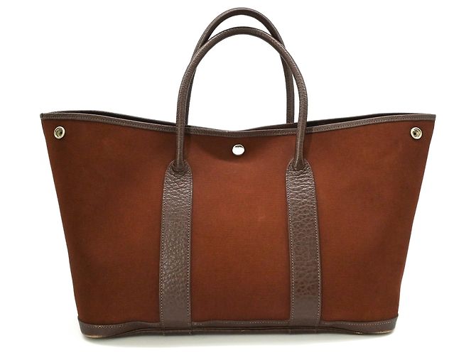 Hermès Borsa Tote HERMES Garden PM 36 Marrone - vista 8
