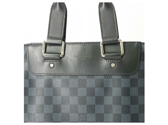 Borsa Tote Louis Vuitton Damier Cobalt Cabas Jour Blu navy - vista 7