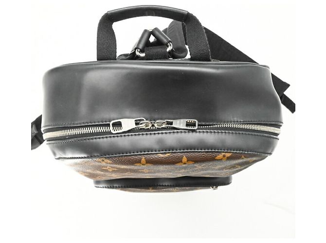Louis Vuitton Josh Monogram Macassar Rucksack Braun Schwarz Monogramm - Ansicht 10