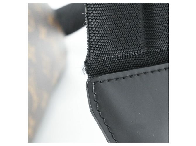 Louis Vuitton Josh Monogram Macassar Rucksack Braun Schwarz Monogramm - Ansicht 7