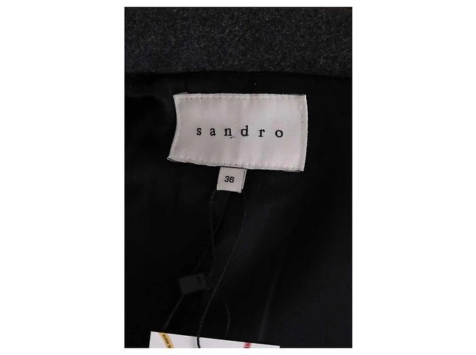 Sandro Cappotto grigio - vista 5