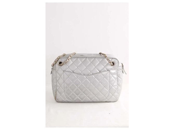 Chanel Silberne Camera Schultertasche - Ansicht 4