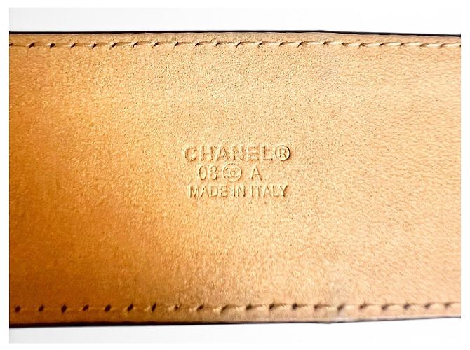 Chanel Metiers d'Art Gürtel Schwarz Caviar Leder Silber Hardware - Ansicht 7