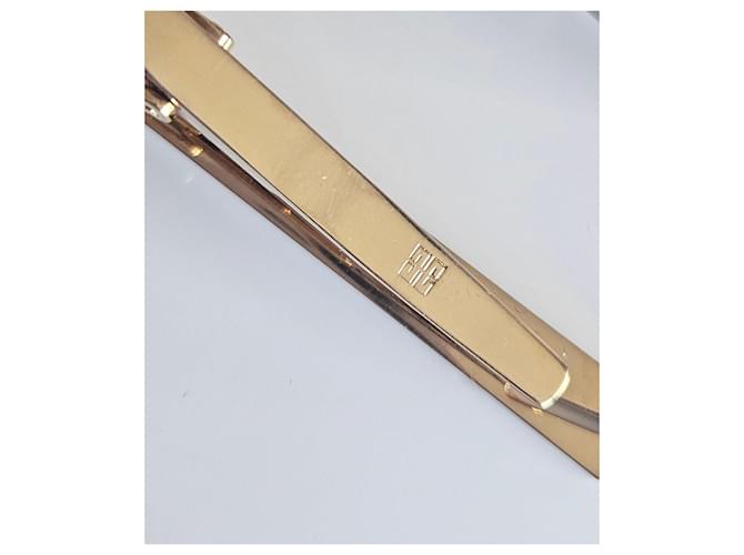 Givenchy Two-Tone Logo Tie Clip Silvery Golden - view 4
