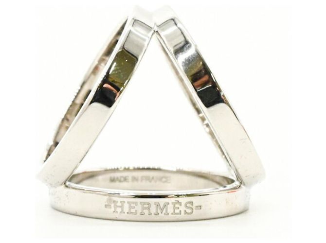 Ring Hermès Anello per foulard in argento Hermes - vista 2