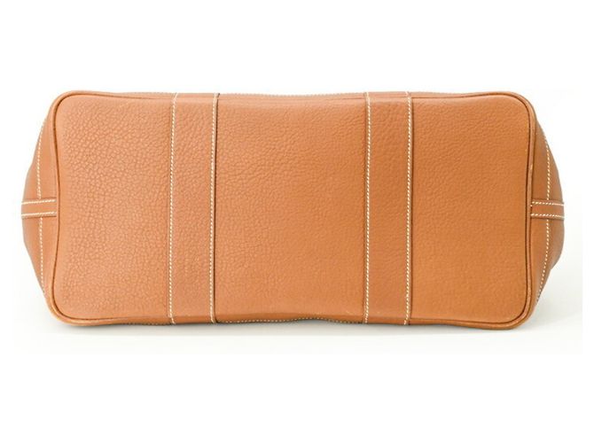 Hermès Borsa Tote Hermes Garden 36 PM Marrone D'oro - vista 5