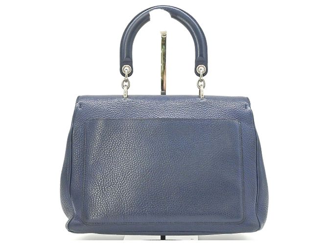 Borsa Lady Cannage Christian Dior Blu navy - vista 2