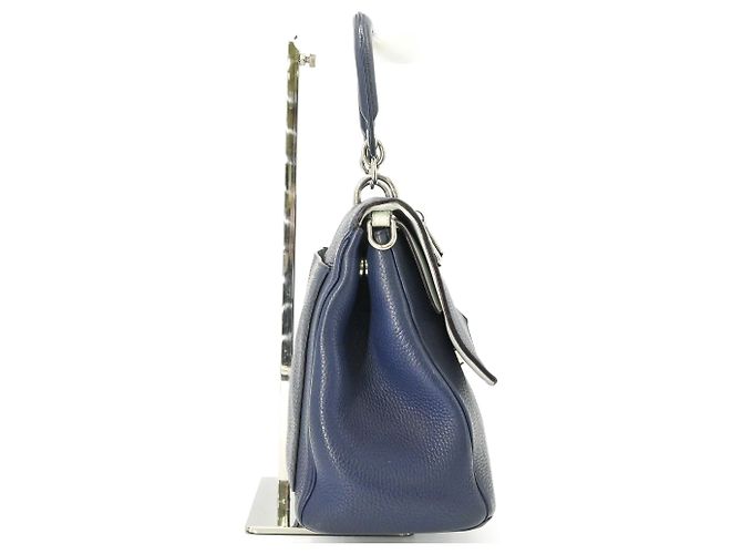 Borsa Lady Cannage Christian Dior Blu navy - vista 3