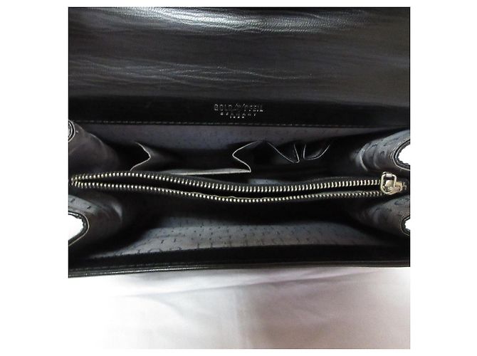 Autre Marque Borsa a mano in pelle GOLD PFEIL Nero - vista 8
