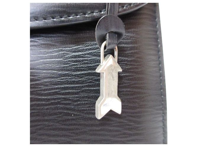 Autre Marque Borsa a mano in pelle GOLD PFEIL Nero - vista 9